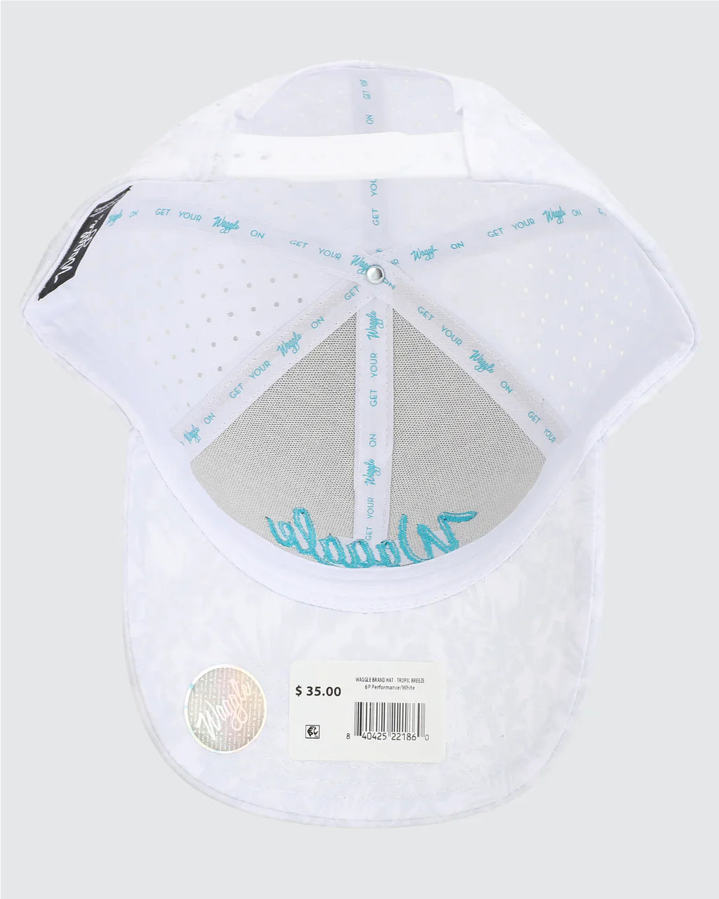 Waggle Low-Profile Snapback Hat - Tropic Breeze
